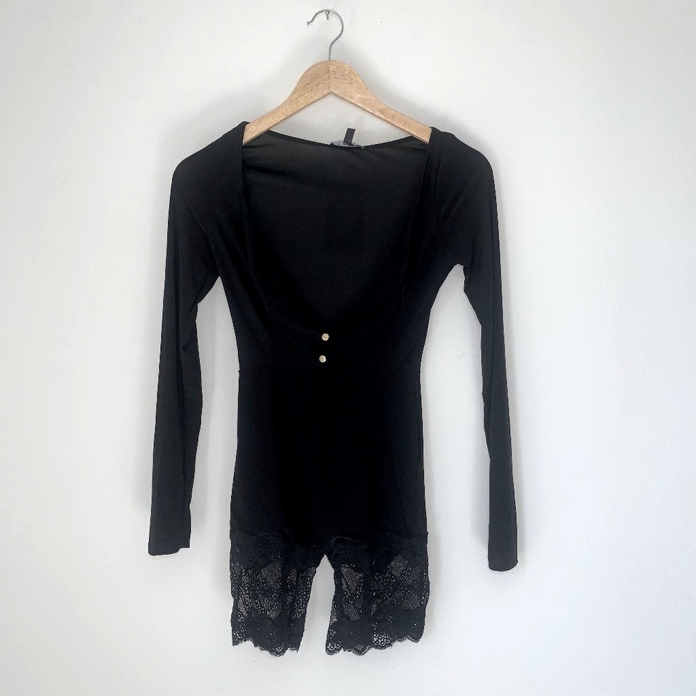 FASHIONNOVA Peria Lace Romper